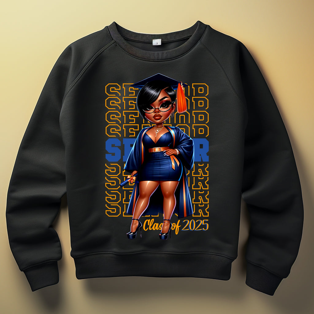 Chibi Girl Senior Class of (current year) DTF Transfer