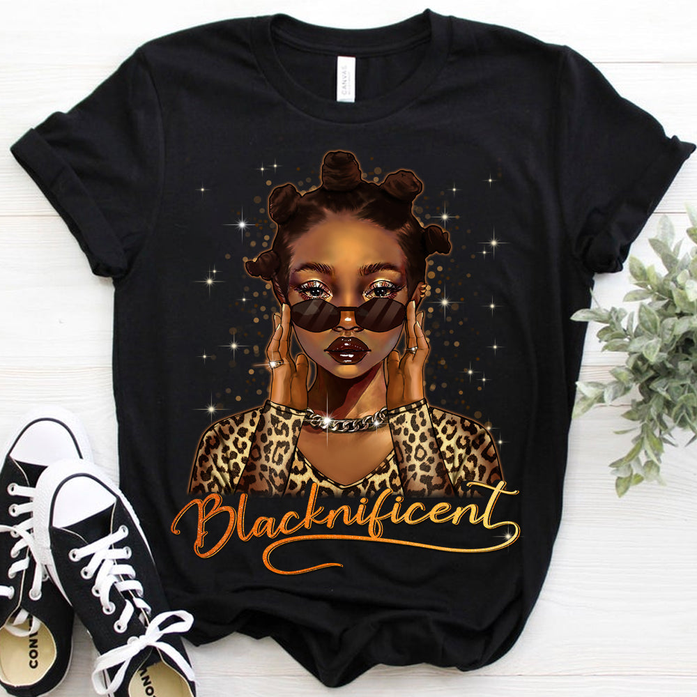 Blacknificent Bantu Knots DTF Transfer & Matching 16 Oz Libbey Jar Wrap