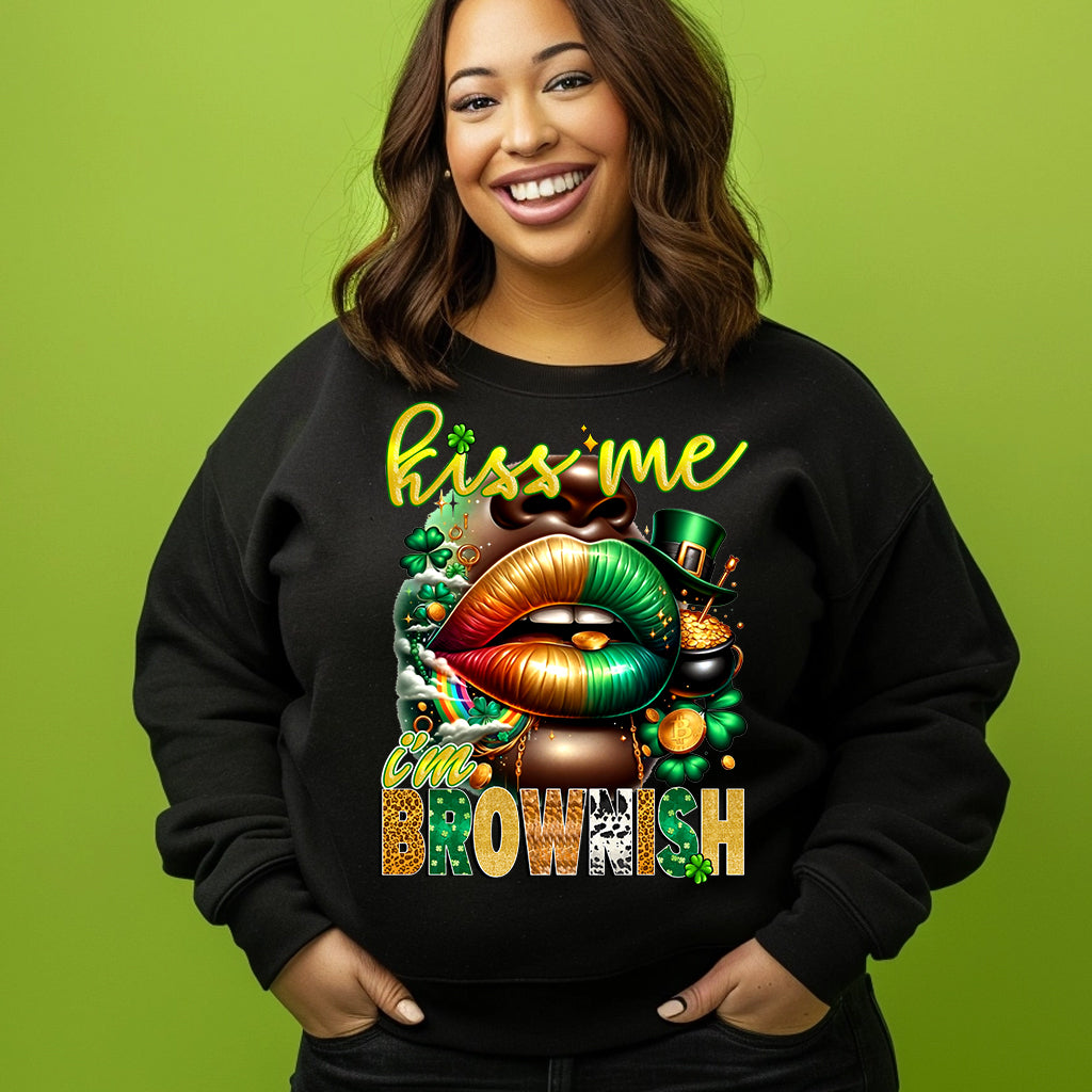 Kiss Me I'm Brownish DTF Transfer