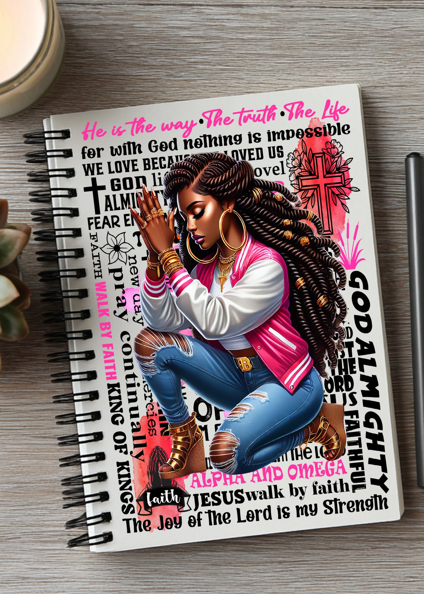 Child of God Journal UV DTF Stickers