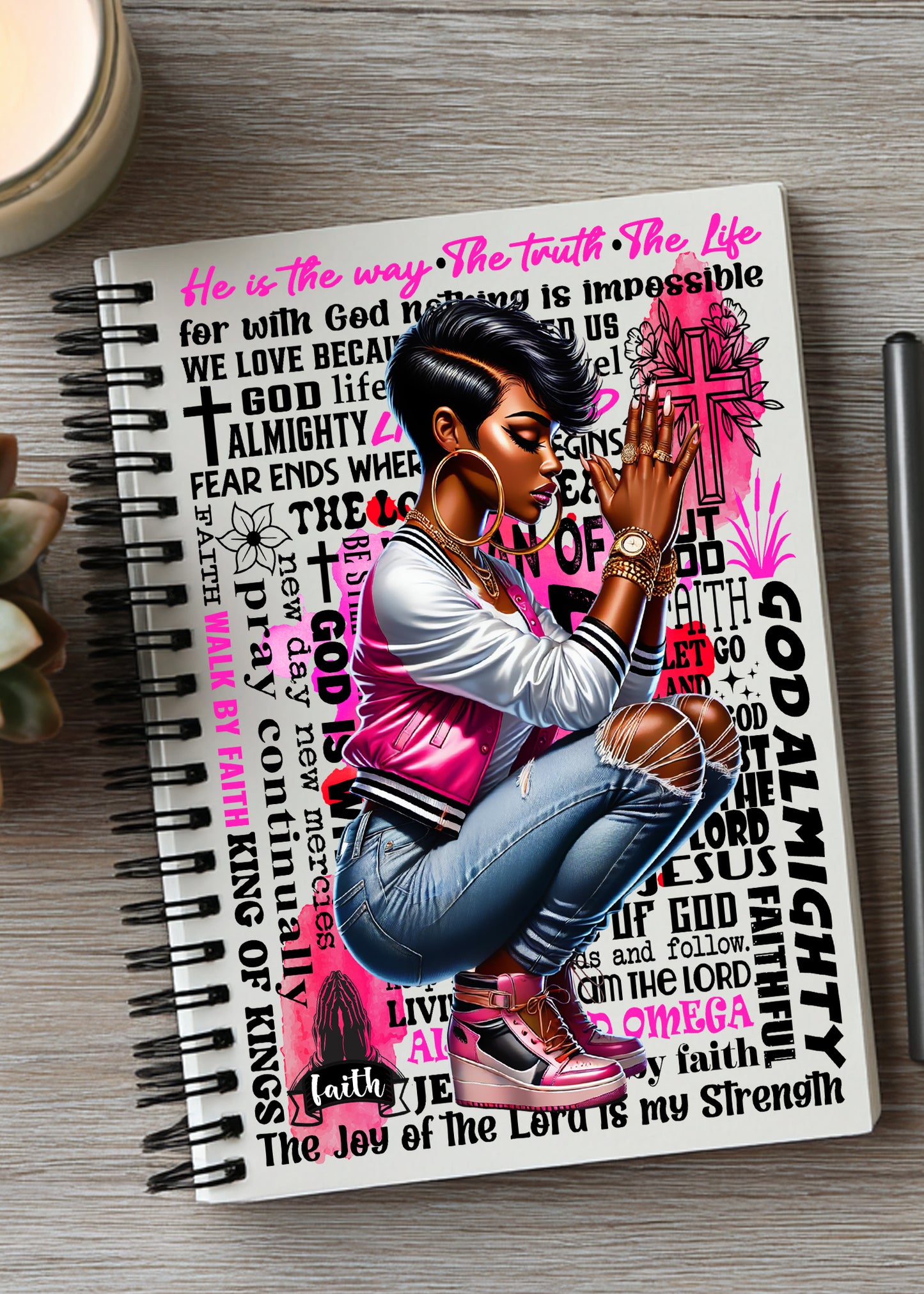 Child of God Journal UV DTF Stickers