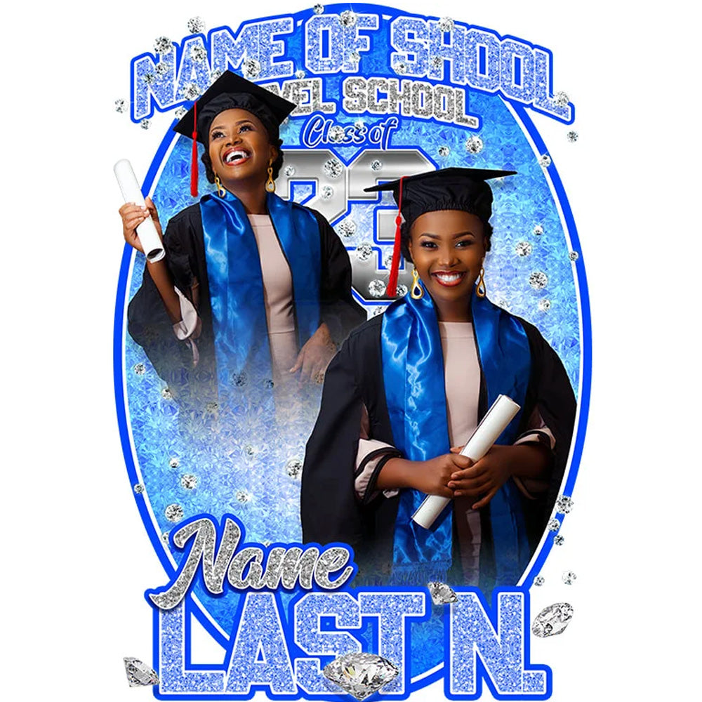 Custom Graduation Transfers Template #6