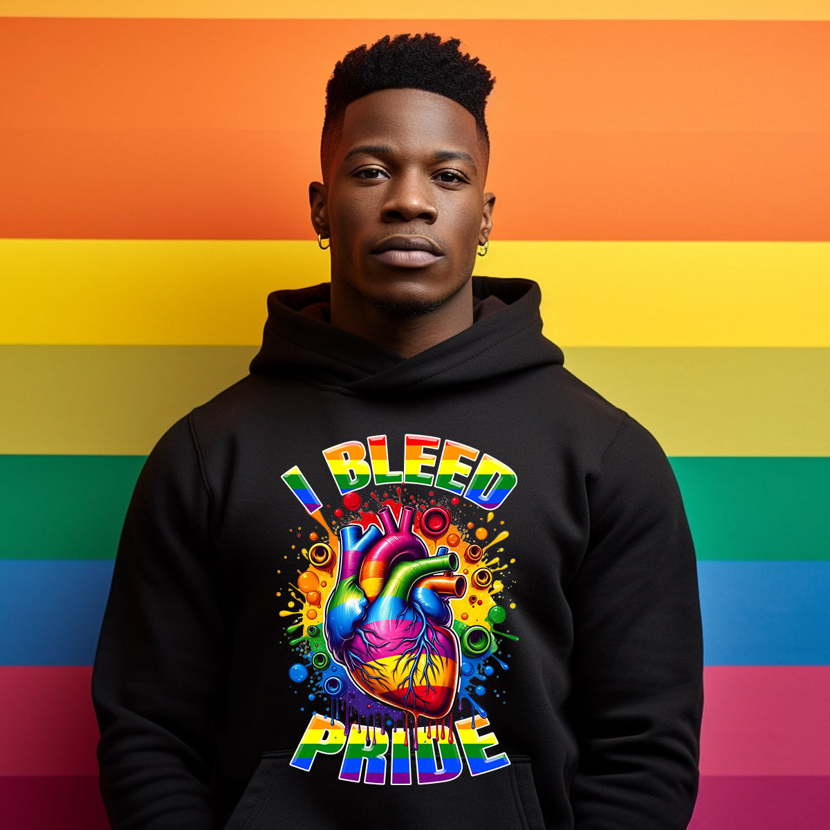 I Bleed Pride LGBTQ DTF Transfer