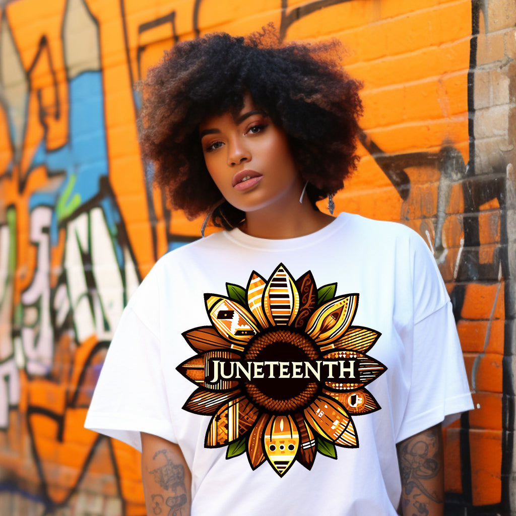 Juneteenth Sunflower DTF Transfer - 7