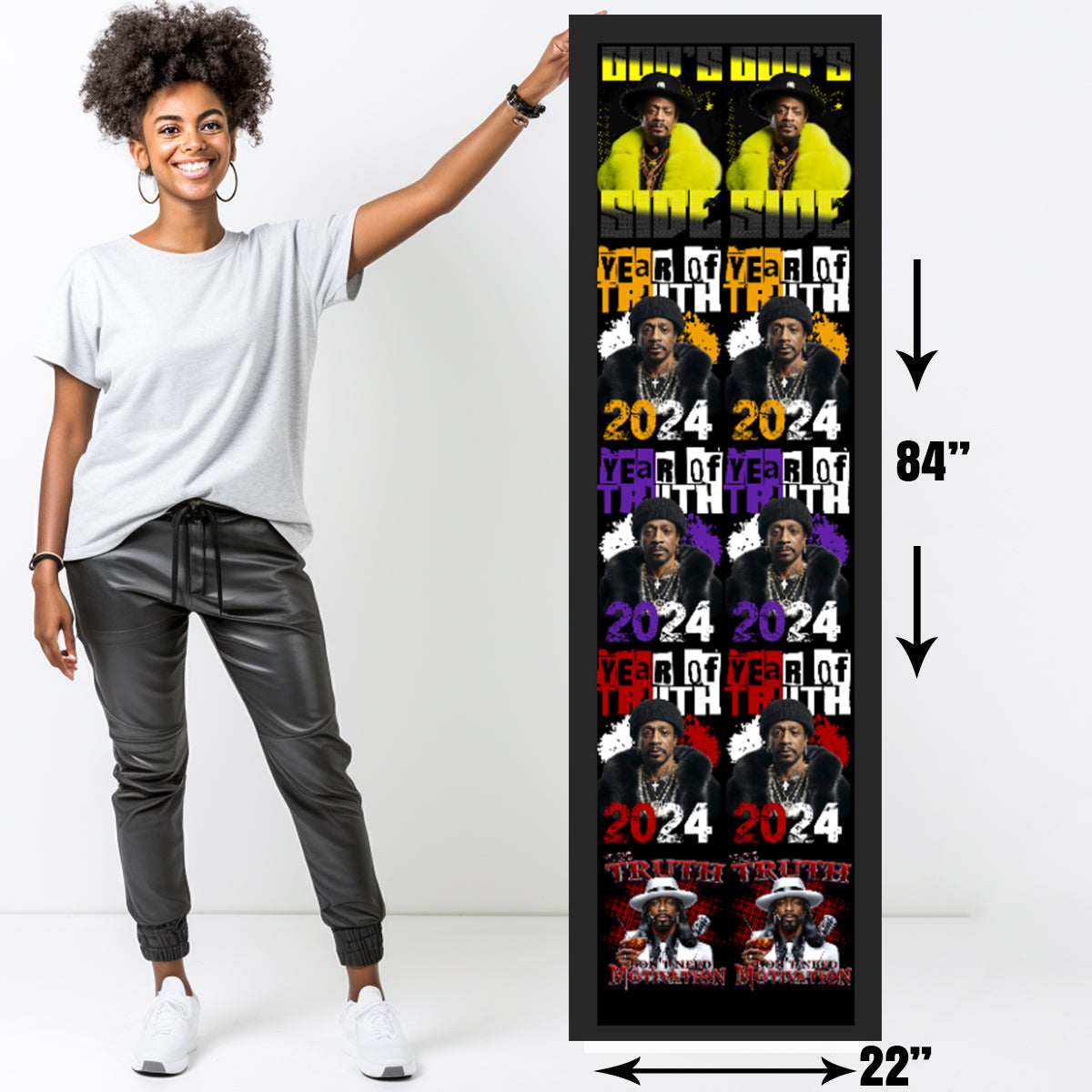 Katt Williams DTF Transfer Gang Sheet 22x84