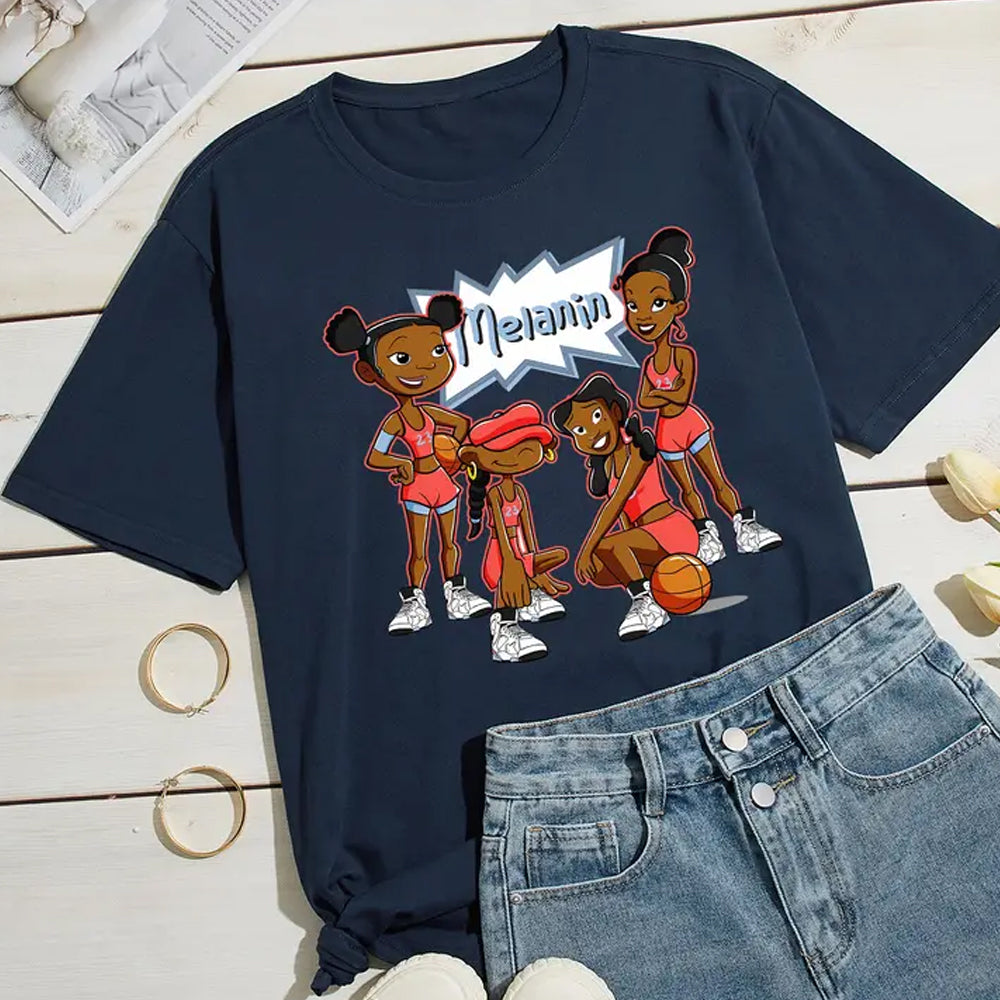 Melanin Girls DTF Transfer - red