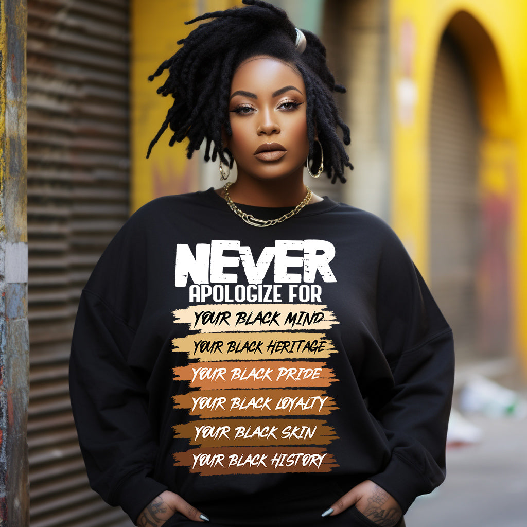 Never Apologize For Being Black Quilt DT02