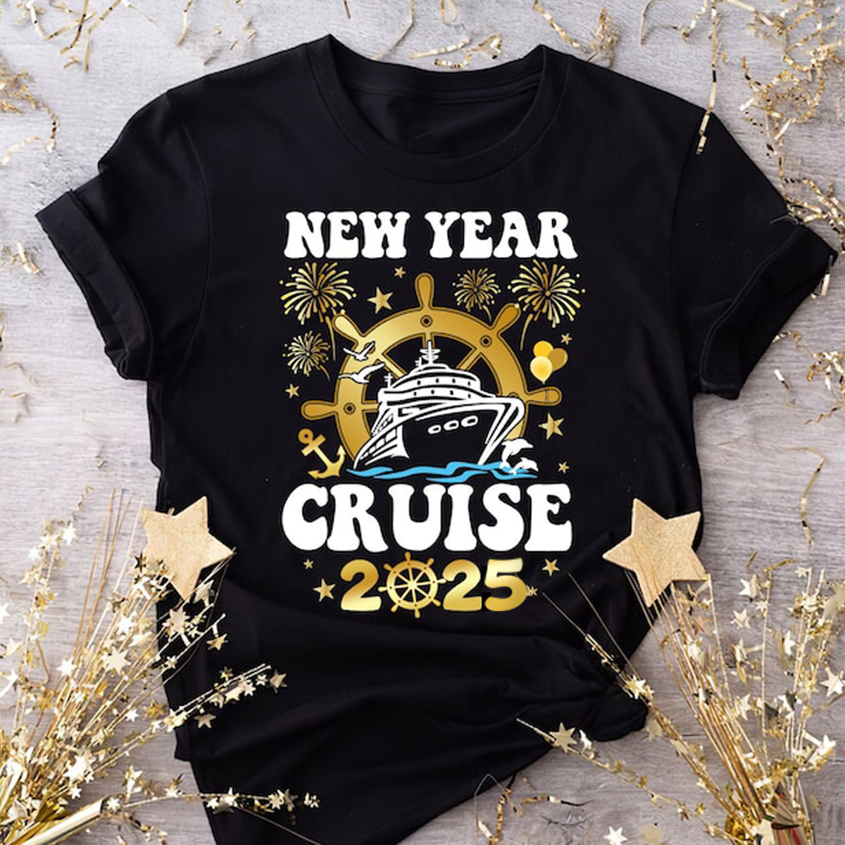 New Year Cruise Squad DTF Transfer