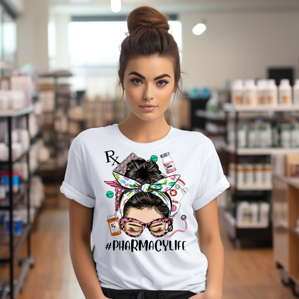 PharmacyLife Brunette DTF Transfer