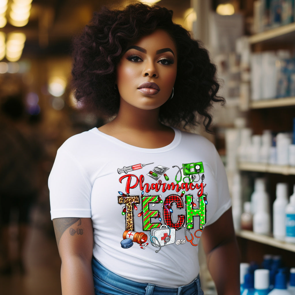 Pharmacy Tech Xmas DTF Transfer