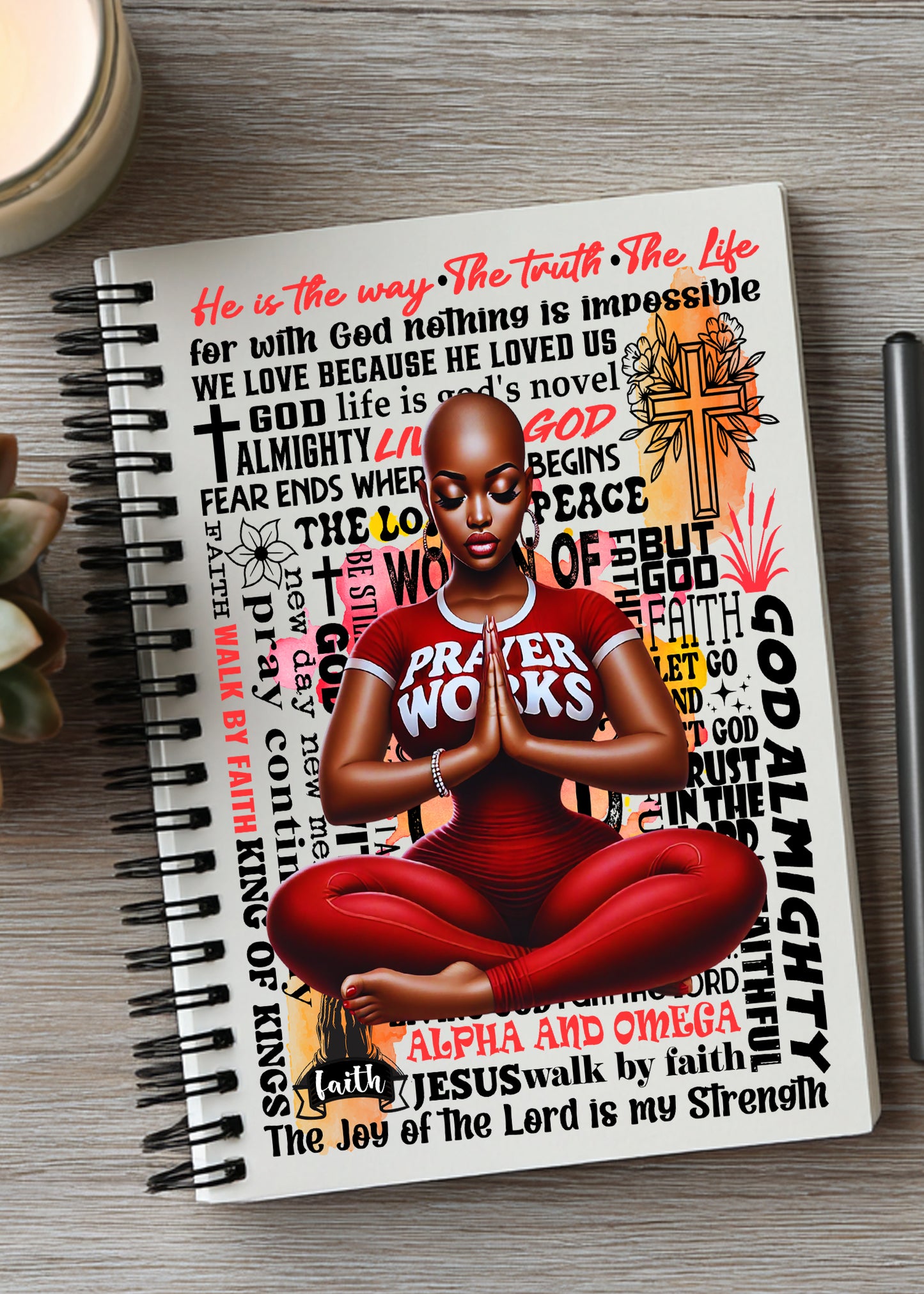 Prayer Works Journal UV DTF Stickers