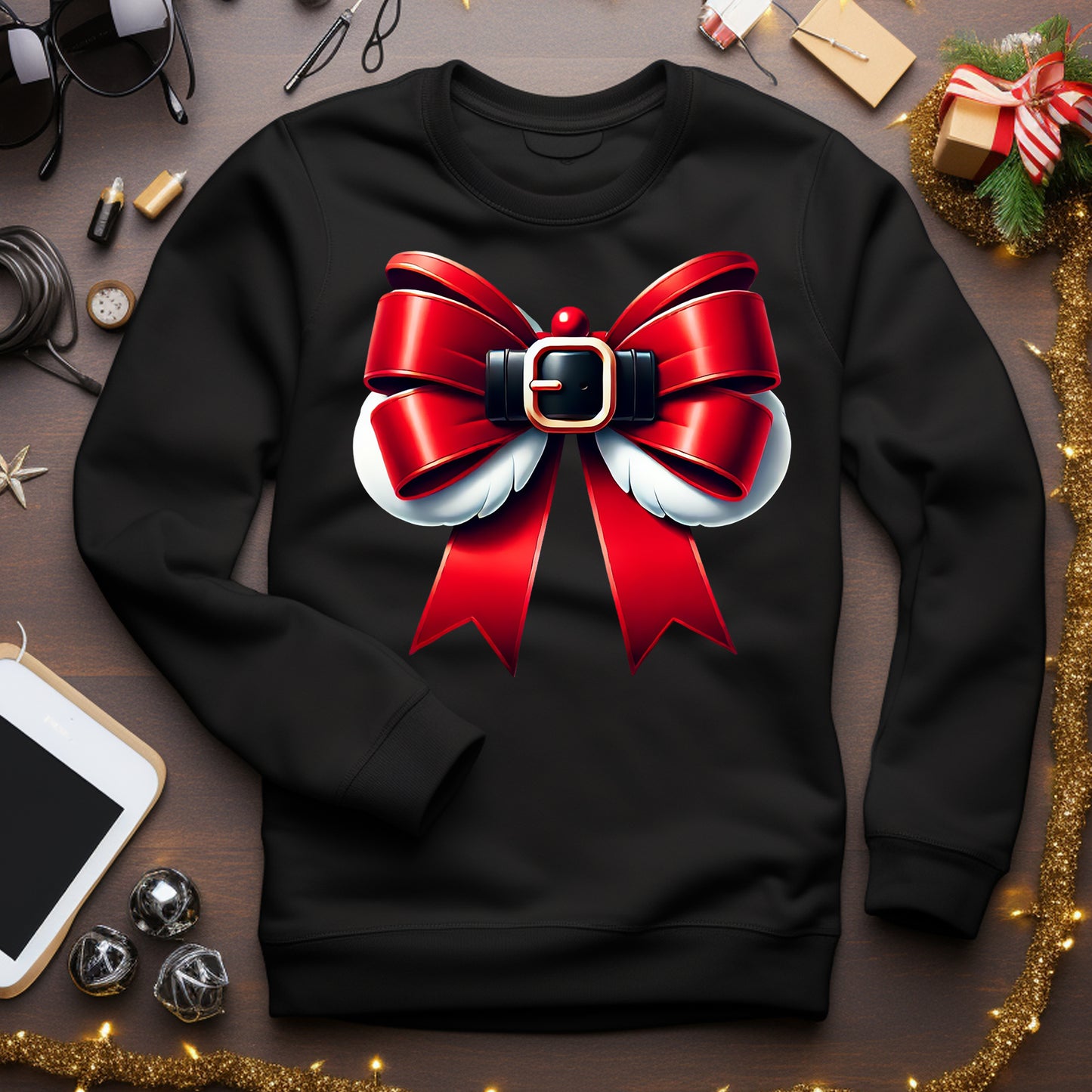 Christmas Bow DTF Transfer