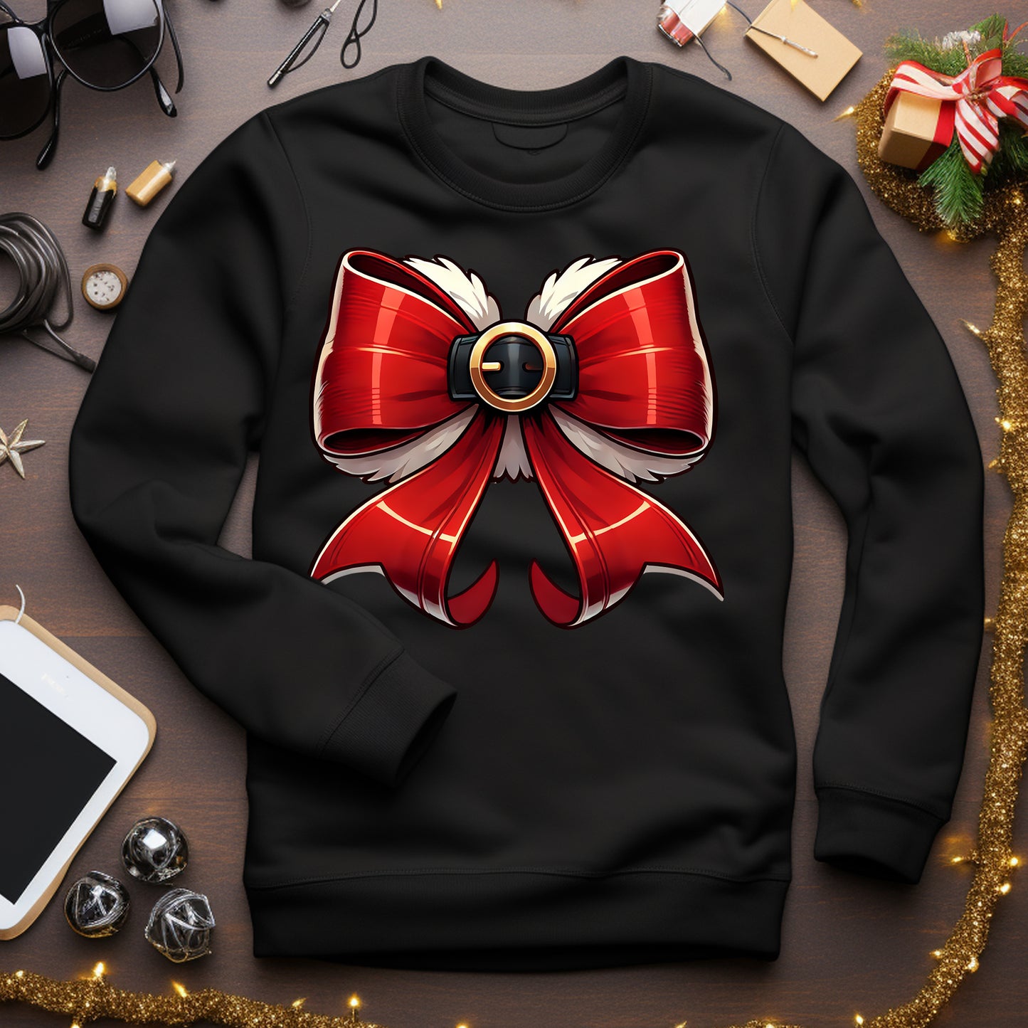 Christmas Bow DTF Transfer