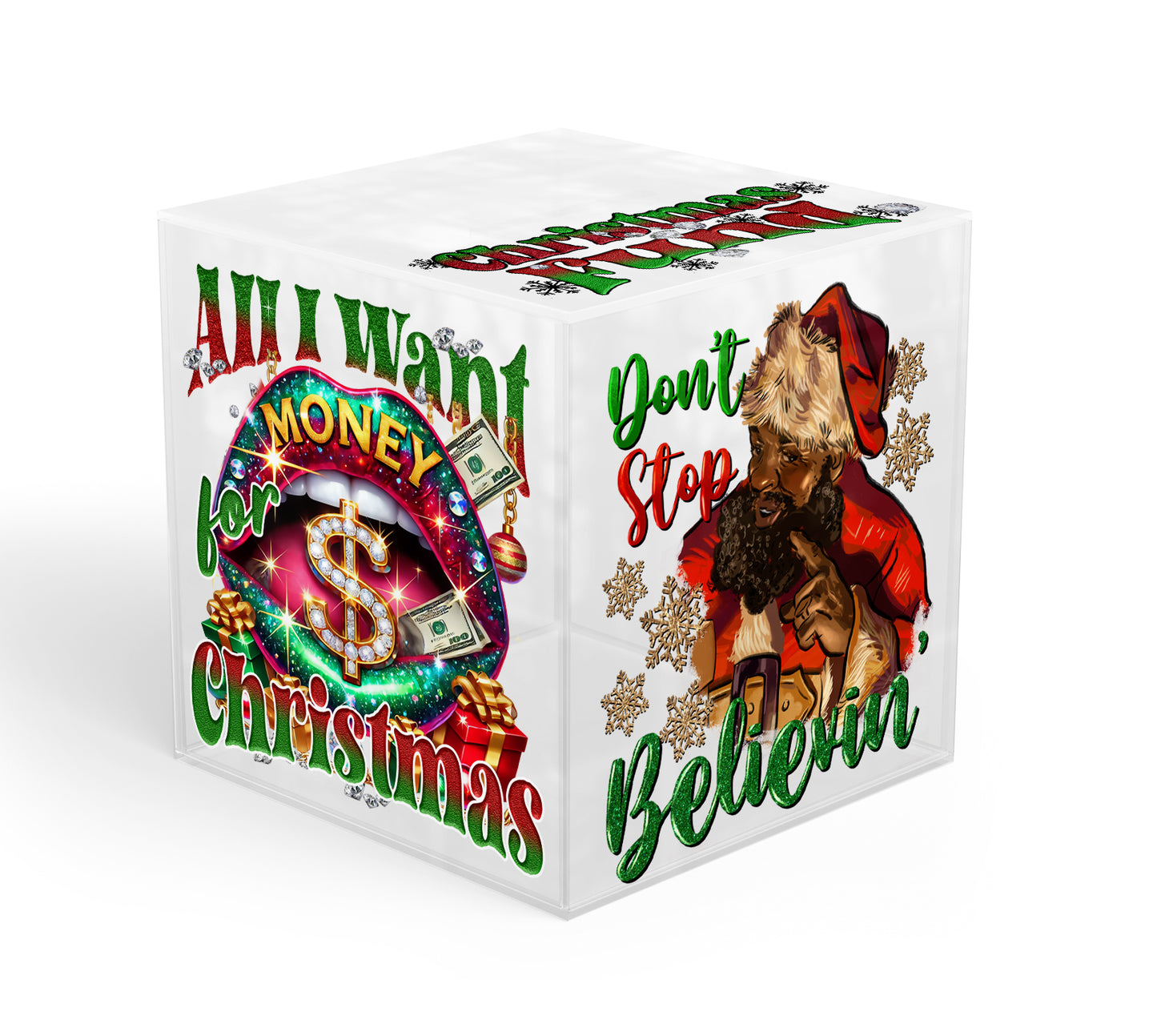 Christmas Fund Smash Box UV DTF Stickers - 22 x24 Gang Sheet