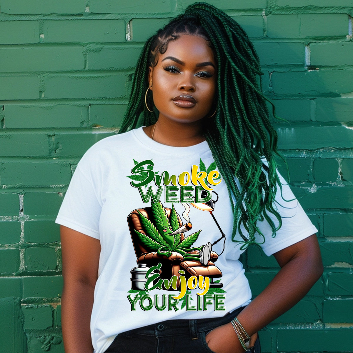 Smoke Weed Enjoy Your Life DTF Transfer