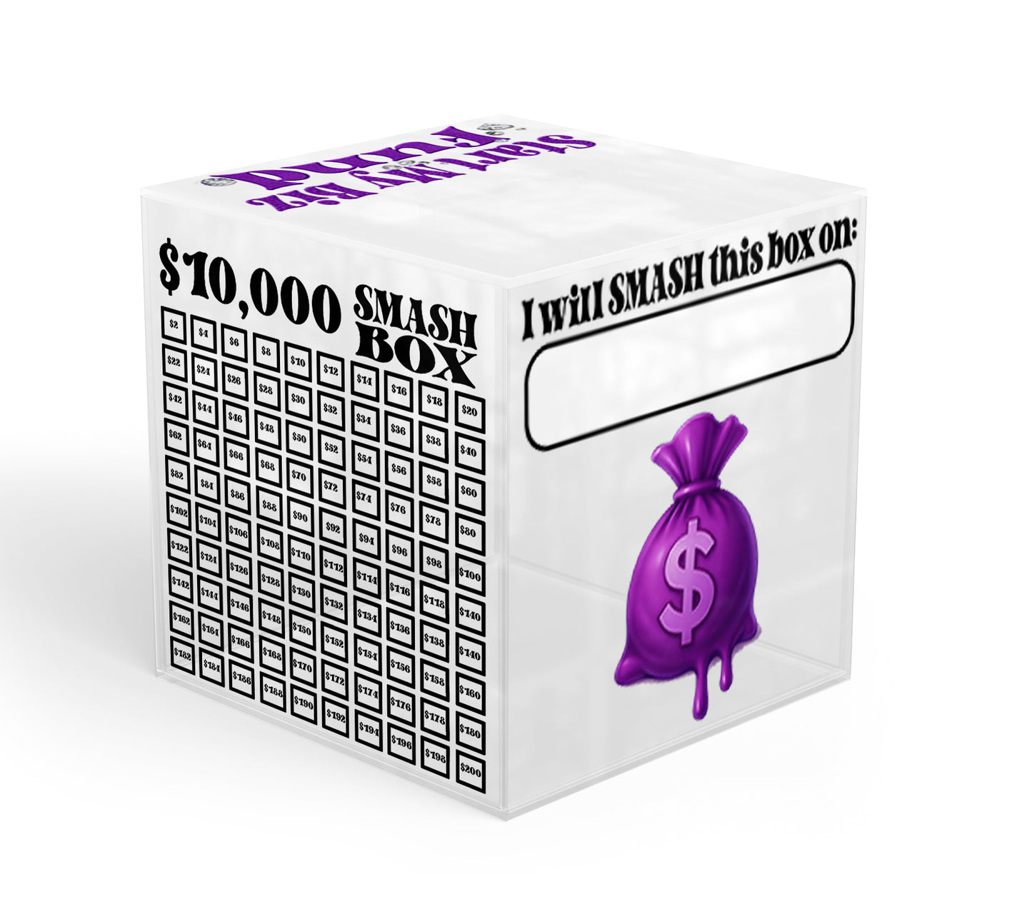 Start My Biz Smash Box UV DTF Stickers - 22 x24 Gang Sheet