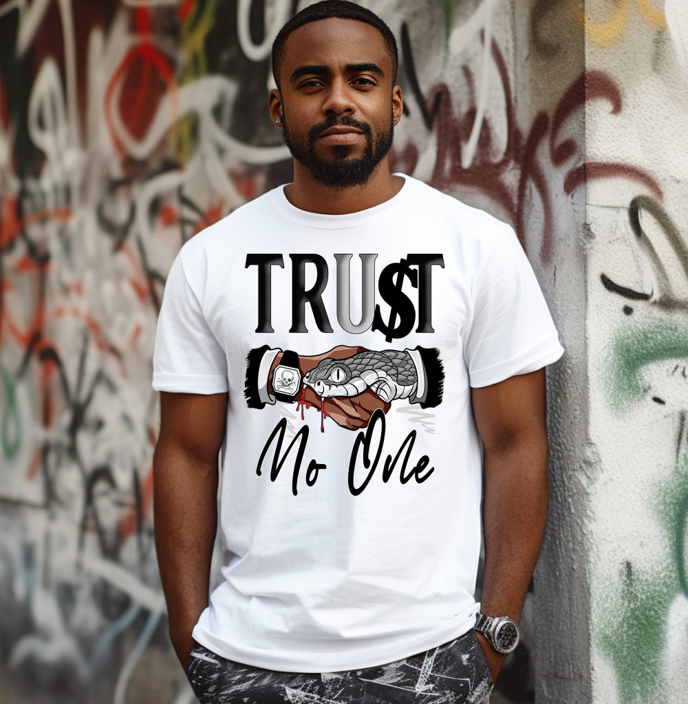 Trust No One Black Snake DTF Transfer