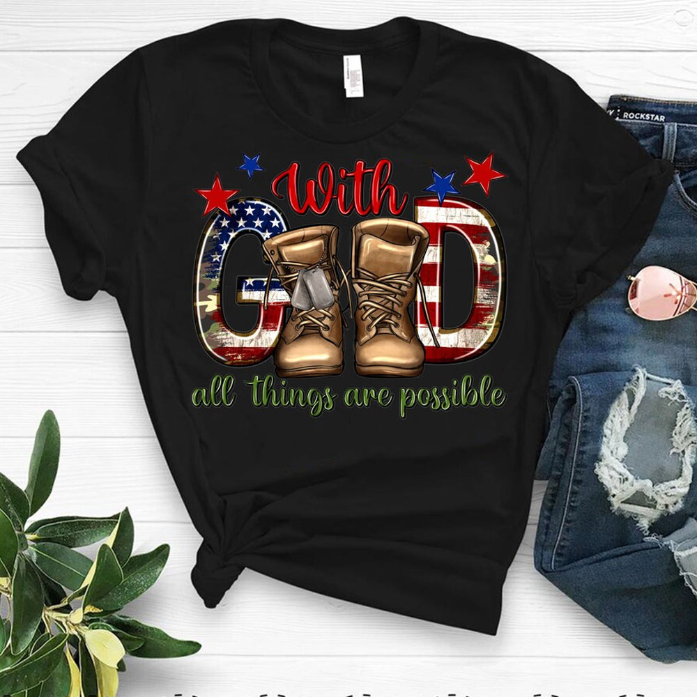 With God DTF Transfer