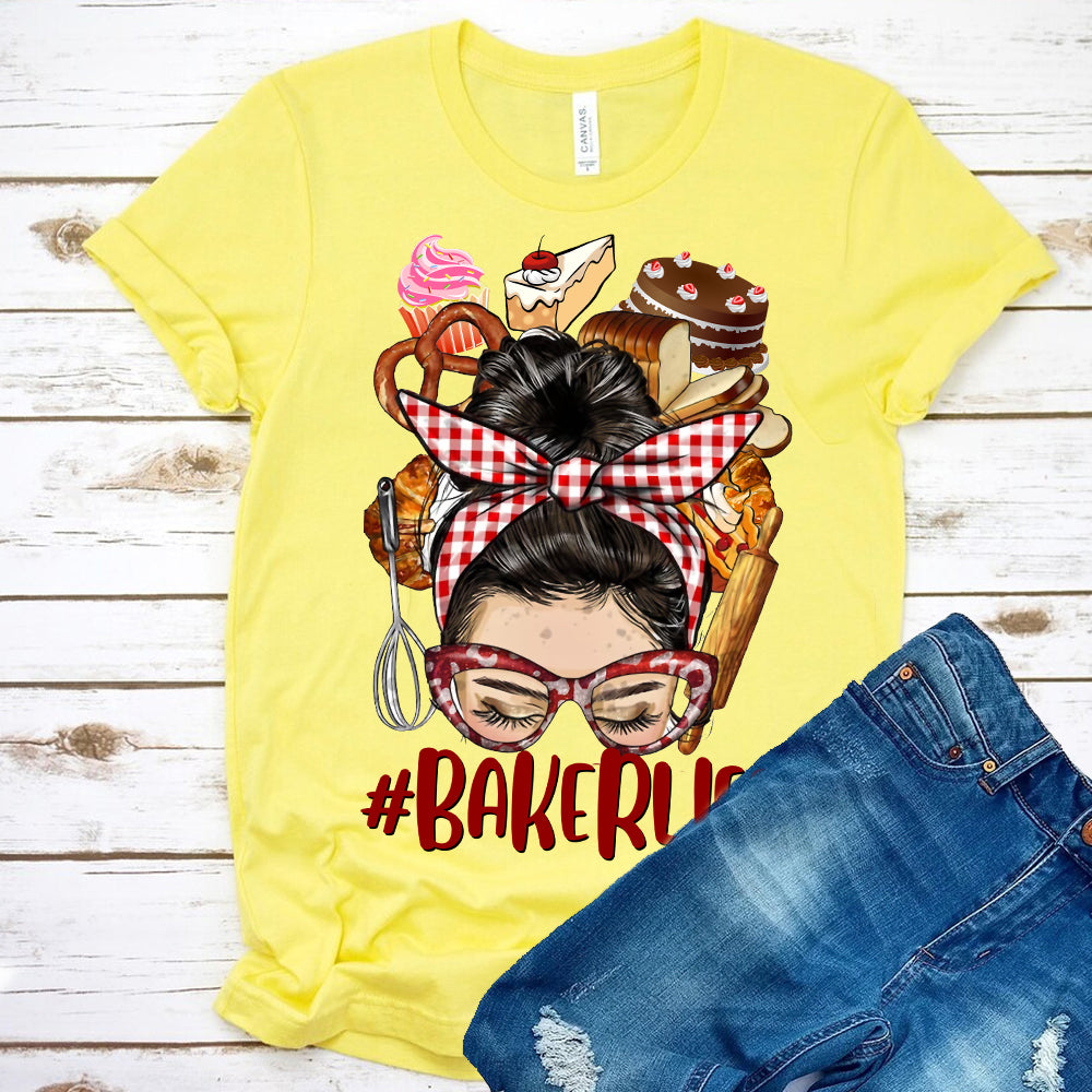 #BakerLife Brunette DTF Transfer
