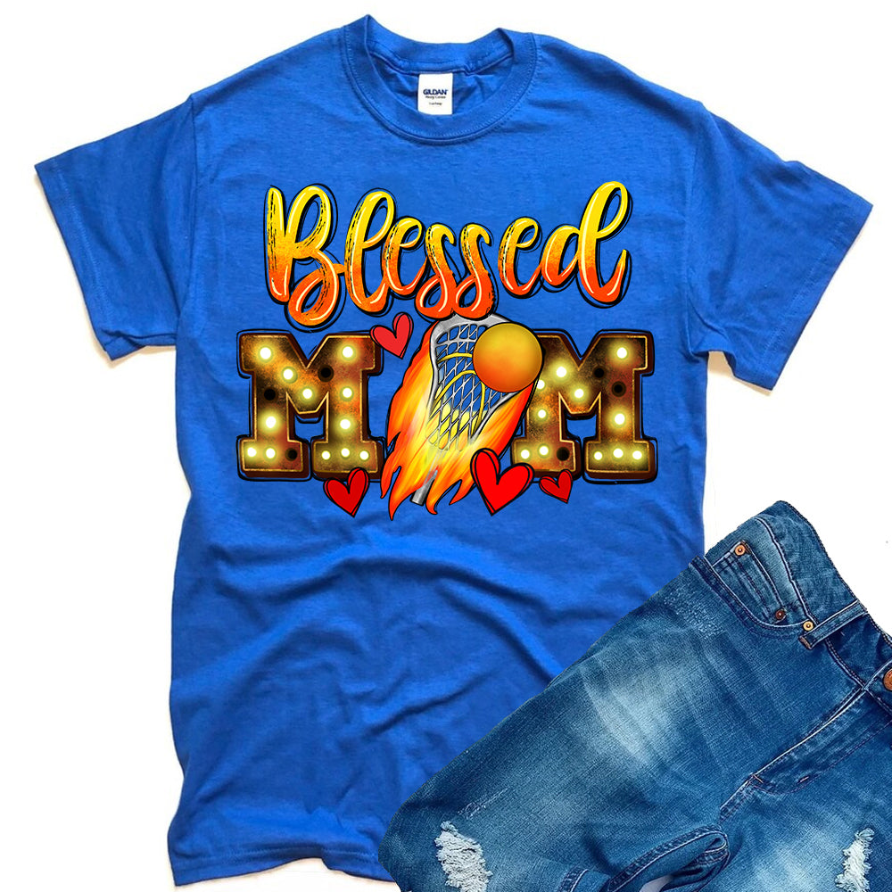 Blessed Mom Sports DTF Transfer