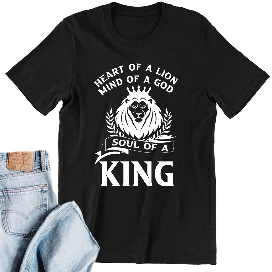 Heart of a Lion DTF Transfer