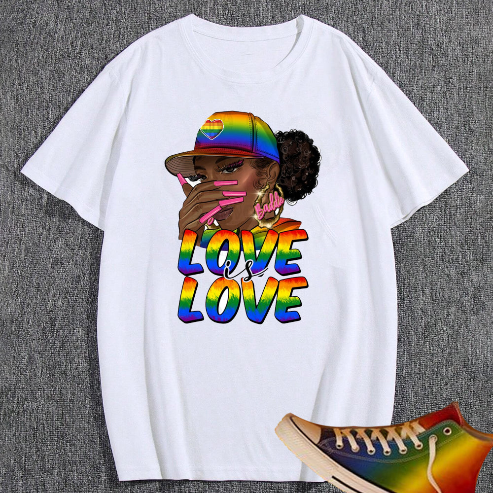 Love is Love Baddie DTF Transfer