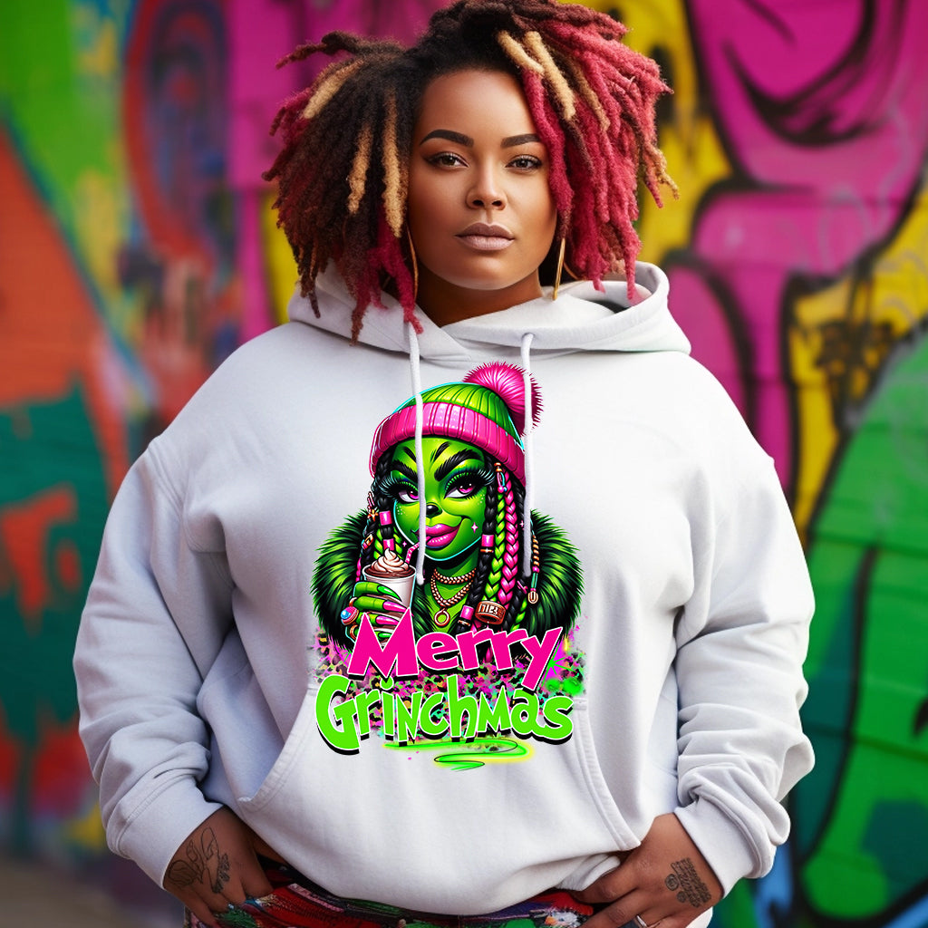 Merry Grinchmas Girl Pink DTF Transfer