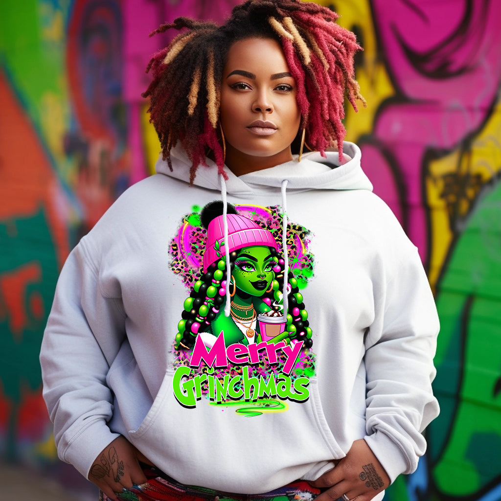 Merry Grinchmas Girl Pink DTF Transfer