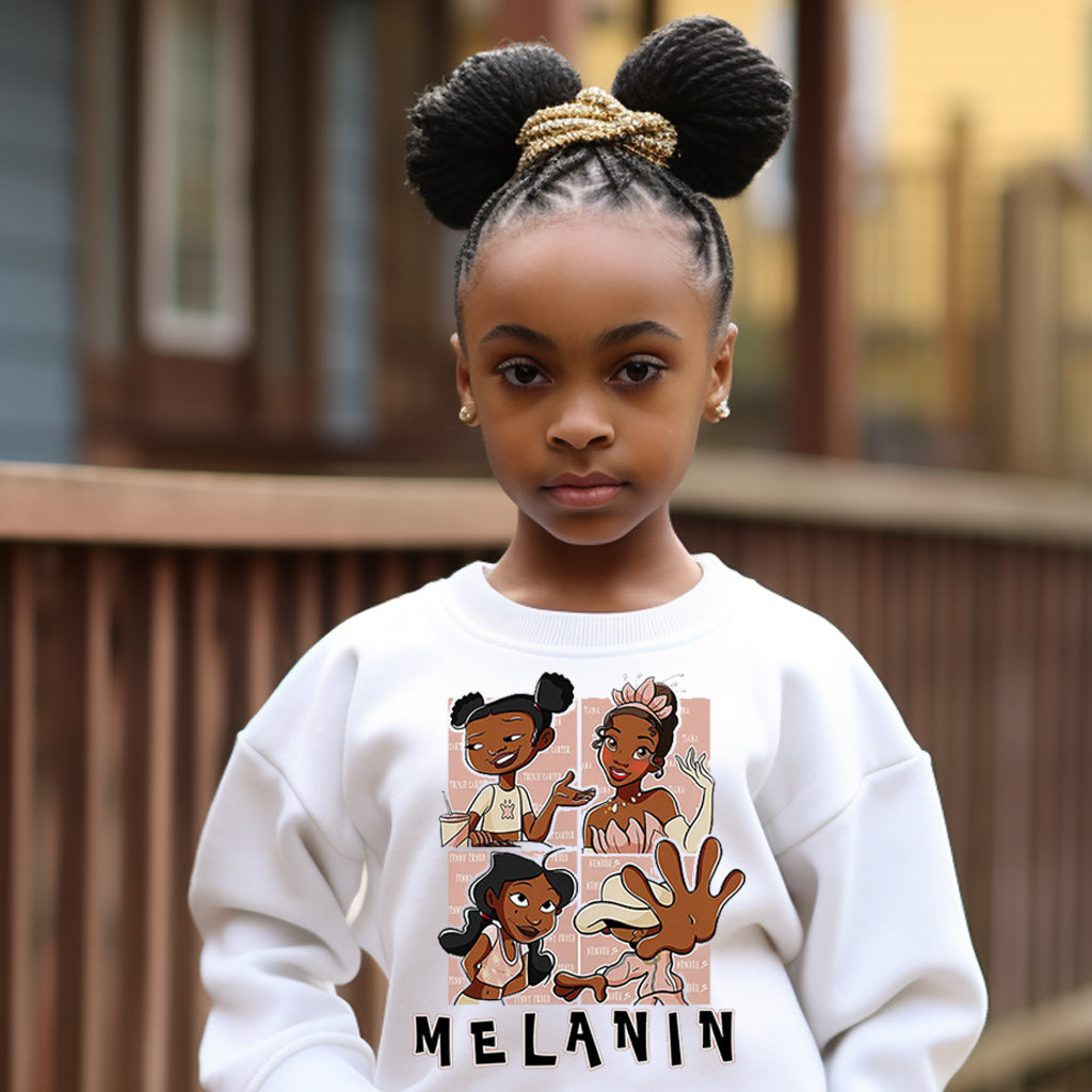 Melanin Princess DTF Transfer - tan