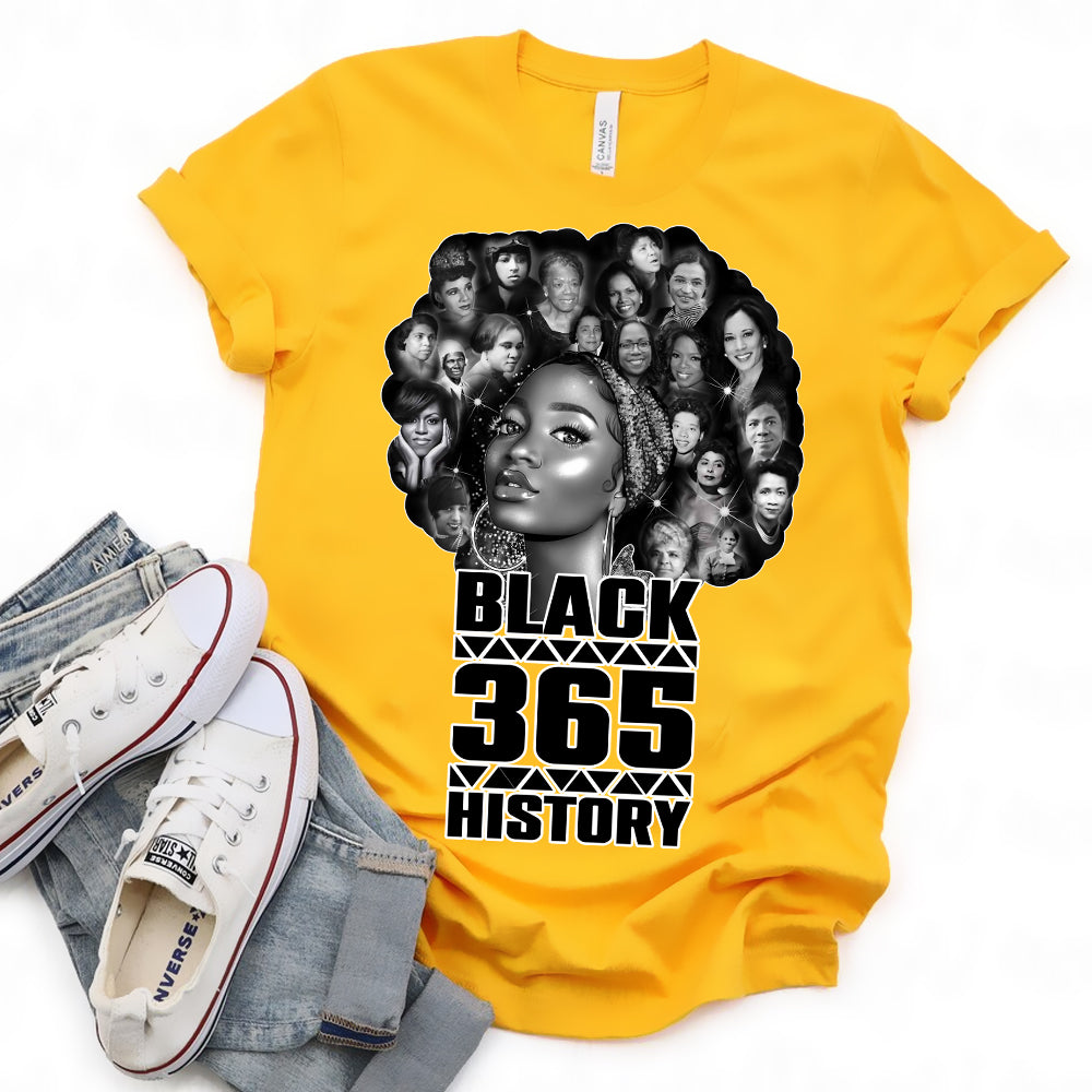 Black History 365 Faces DTF Transfer