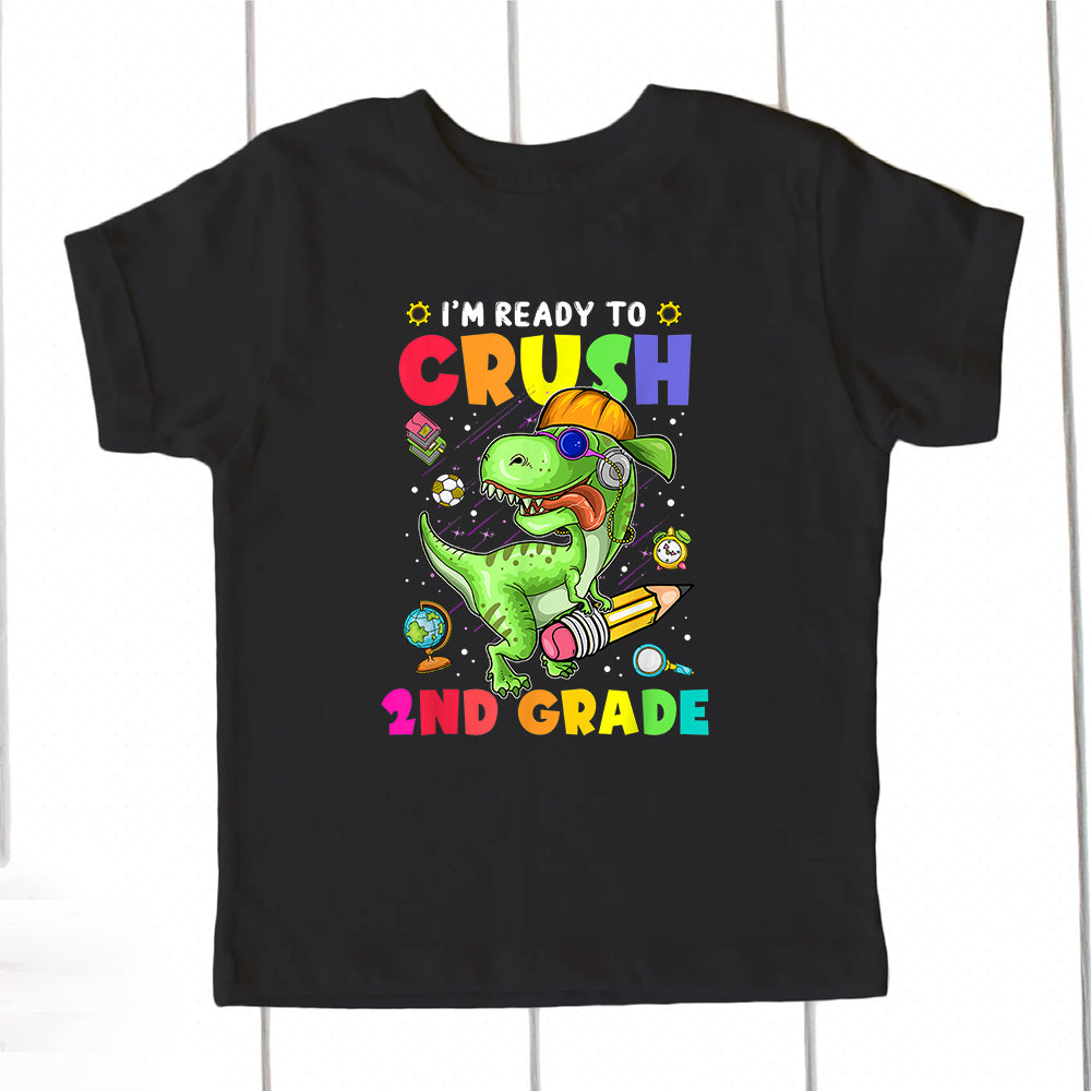 Crush 2nd Grade Hat Dinosaur DTF Transfer