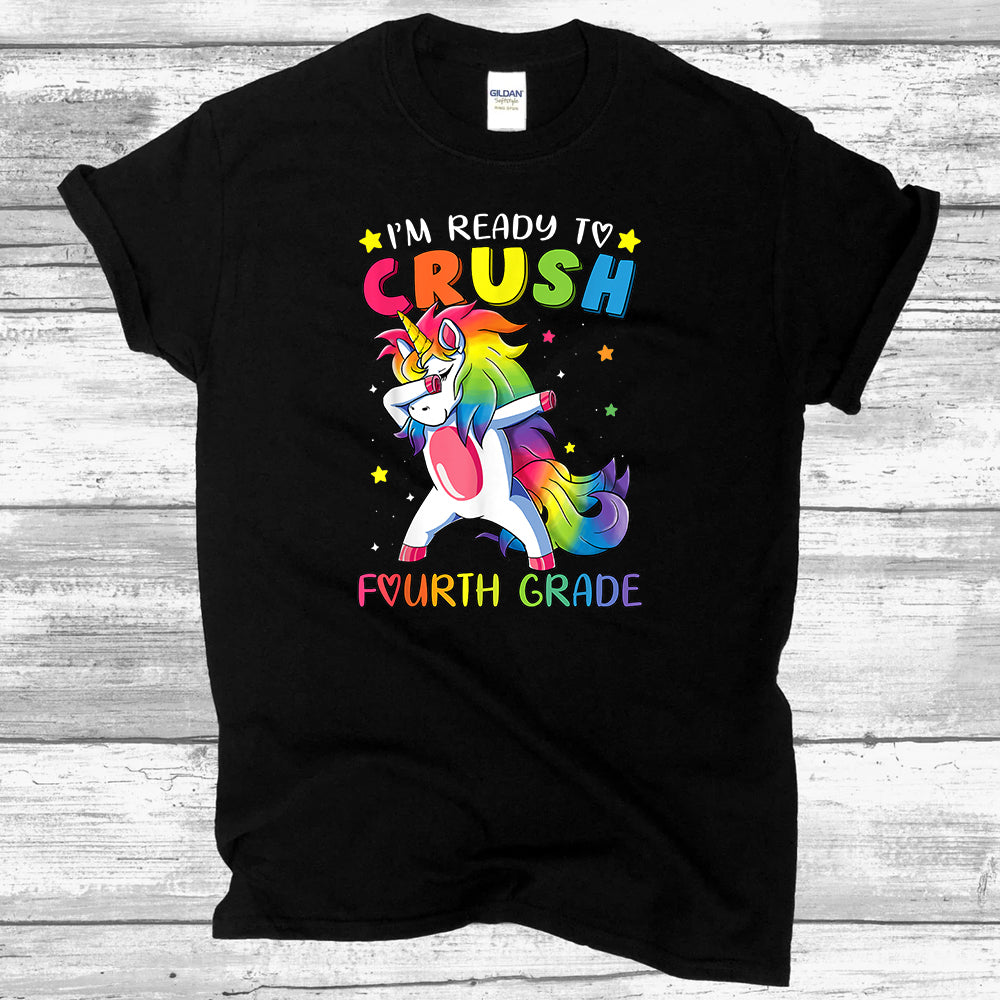 Crush 4th Grade Unicorn Dab DTF Transfer