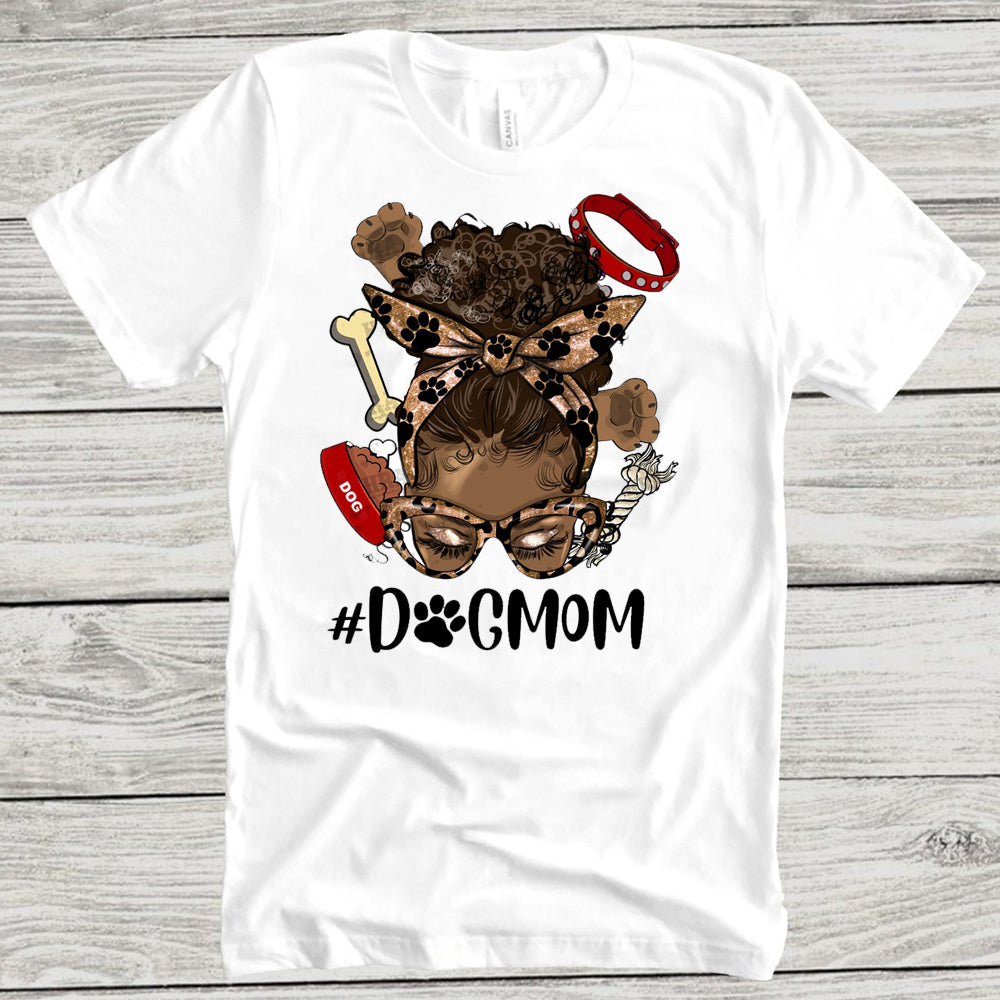 Dog Mom Afro Messy DTF Transfer