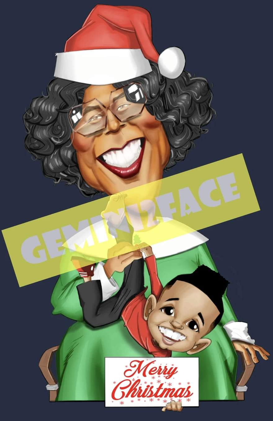 Madea Xmas DTF Transfer