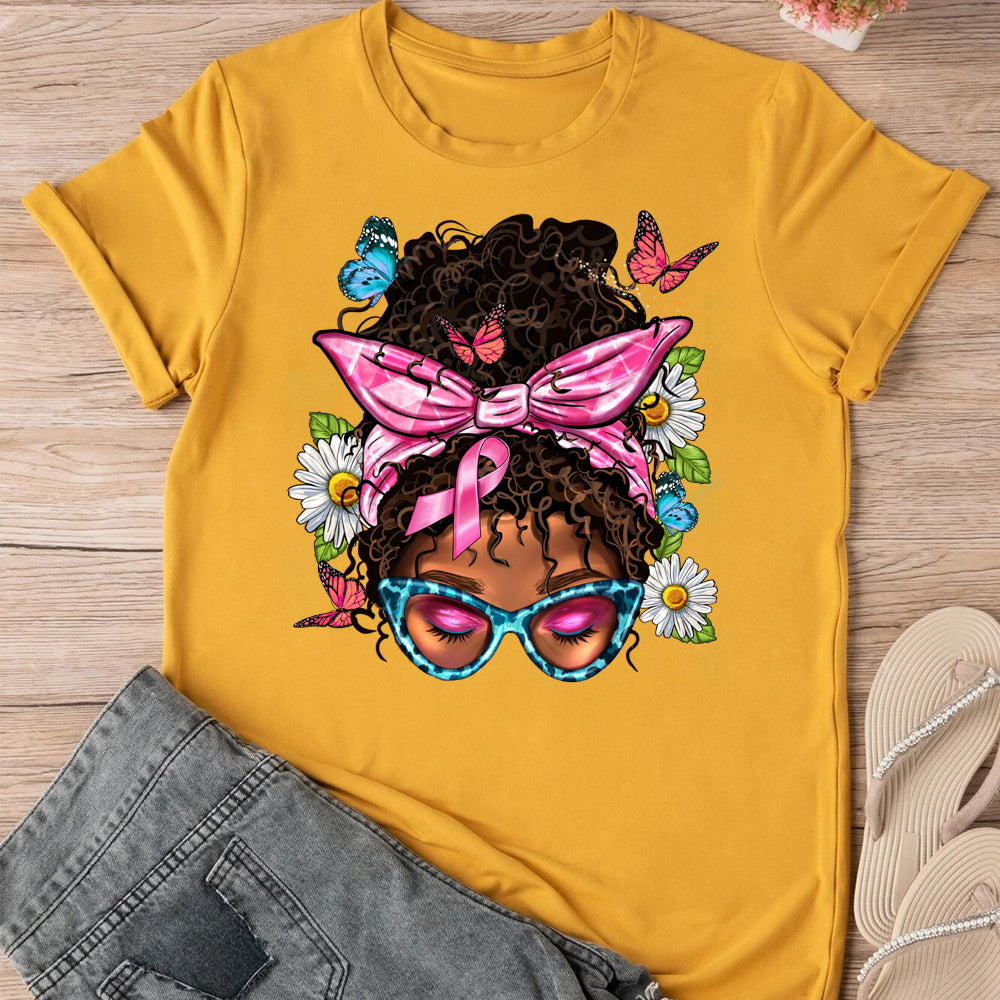 Flowerhead Messy Bun DTF Transfer