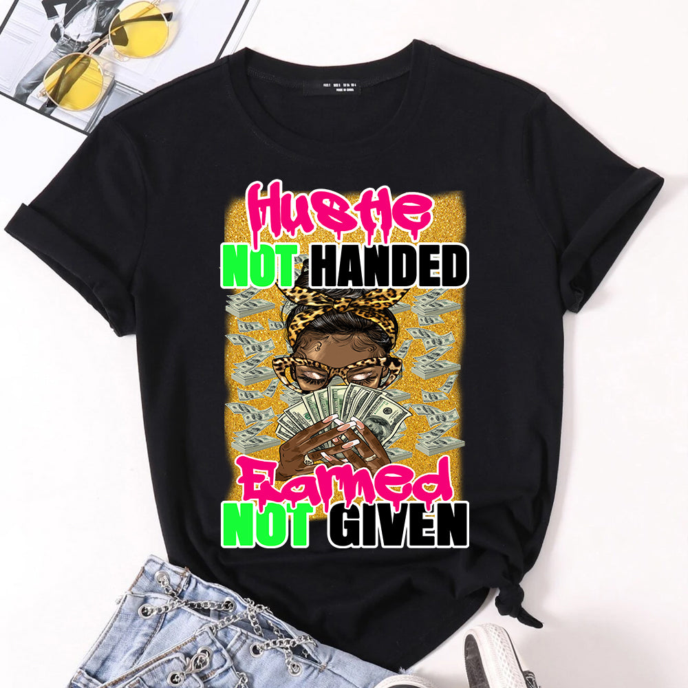 Hustle Not Handed Bun DTF Transfer