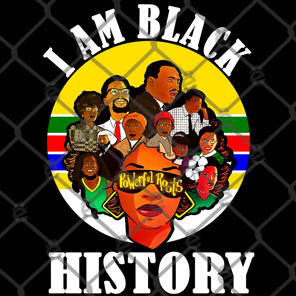 I Am Black History DTF Transfer