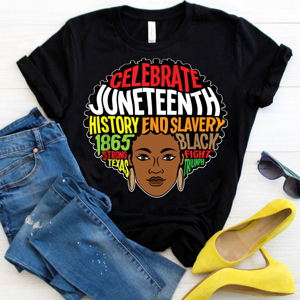 Juneteenth Afro DTF Transfer
