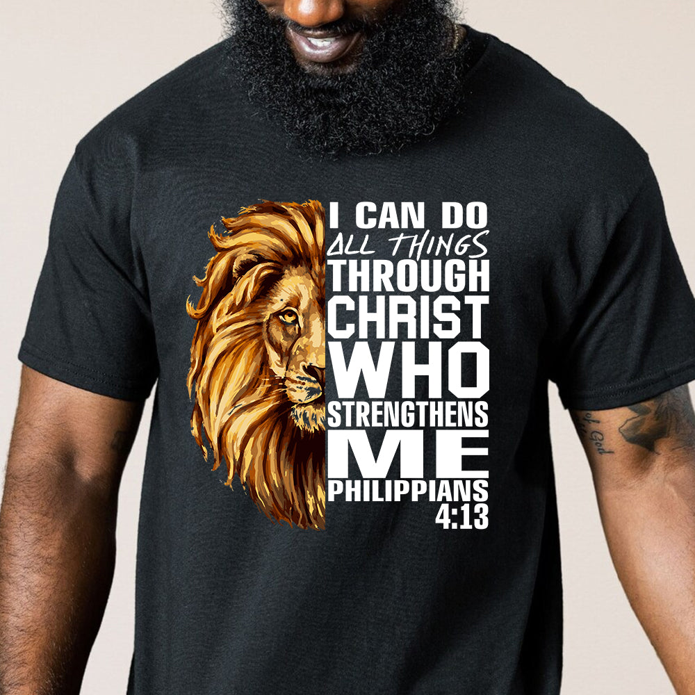 Lion Philippians DTF Transfer - white