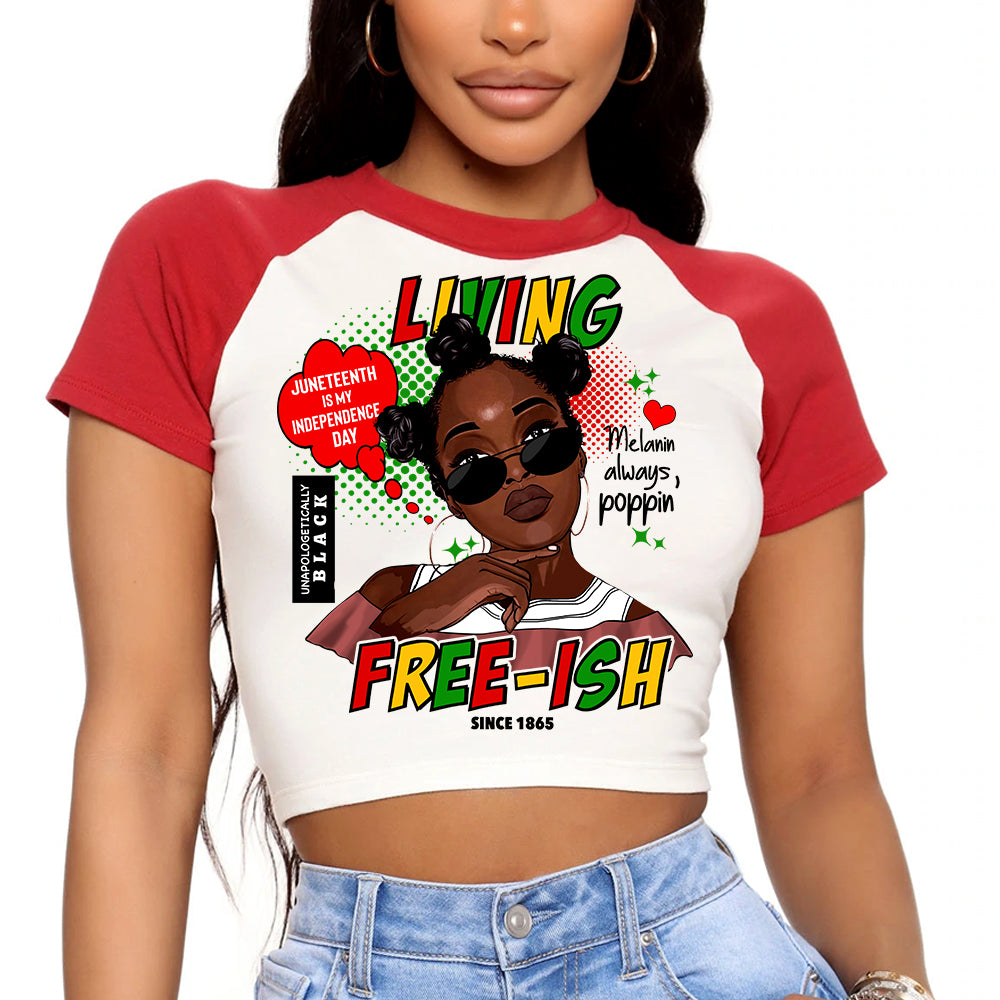 Living Freeish Girl DTF Transfer - bantu