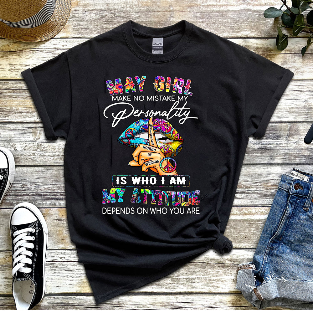 May Girl Shhh DTF Transfer