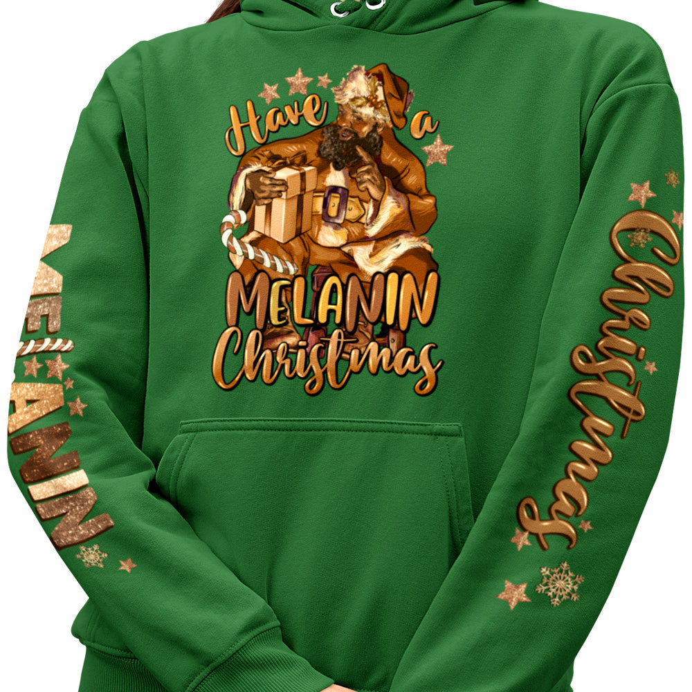 Melanin Xmas Black Santa DTF Transfer Kit