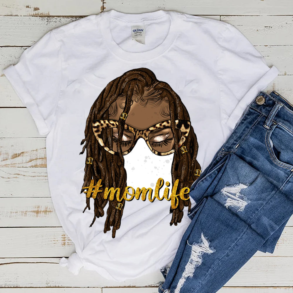 #MomLife Long Locs DTF Transfer