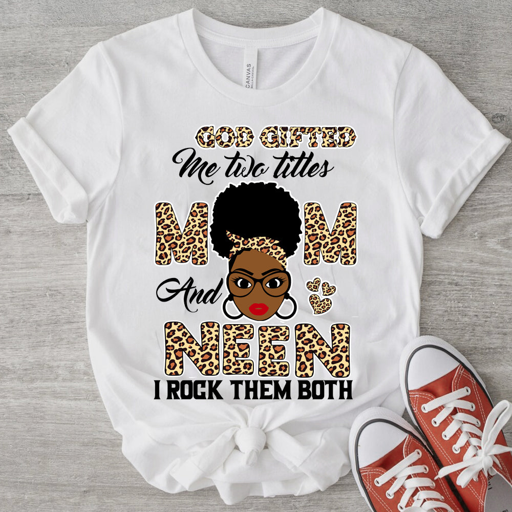 Mom and Neen Titles DTF Transfer