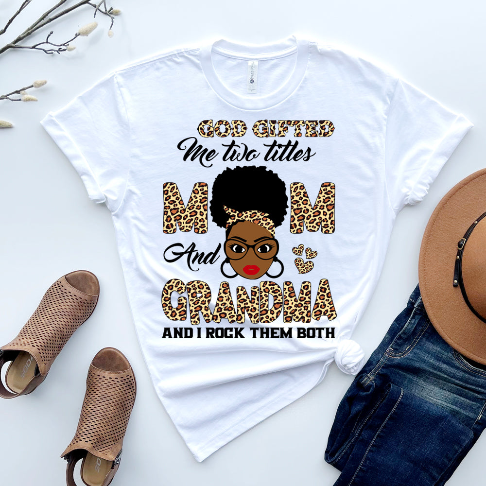 2 Titles Mom and Grandma DTF Transfer