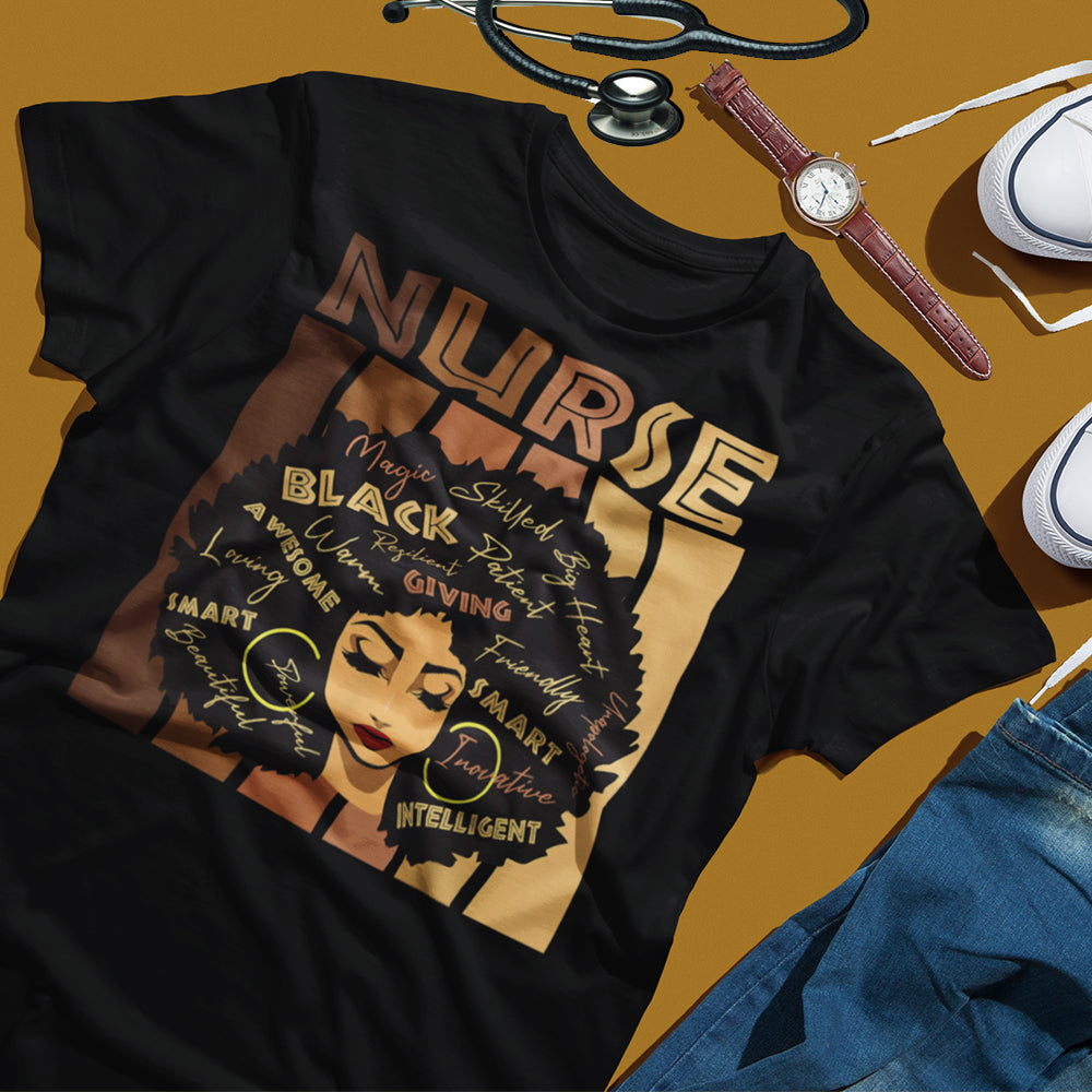 Nurse Shades of Melanin DTF Transfer