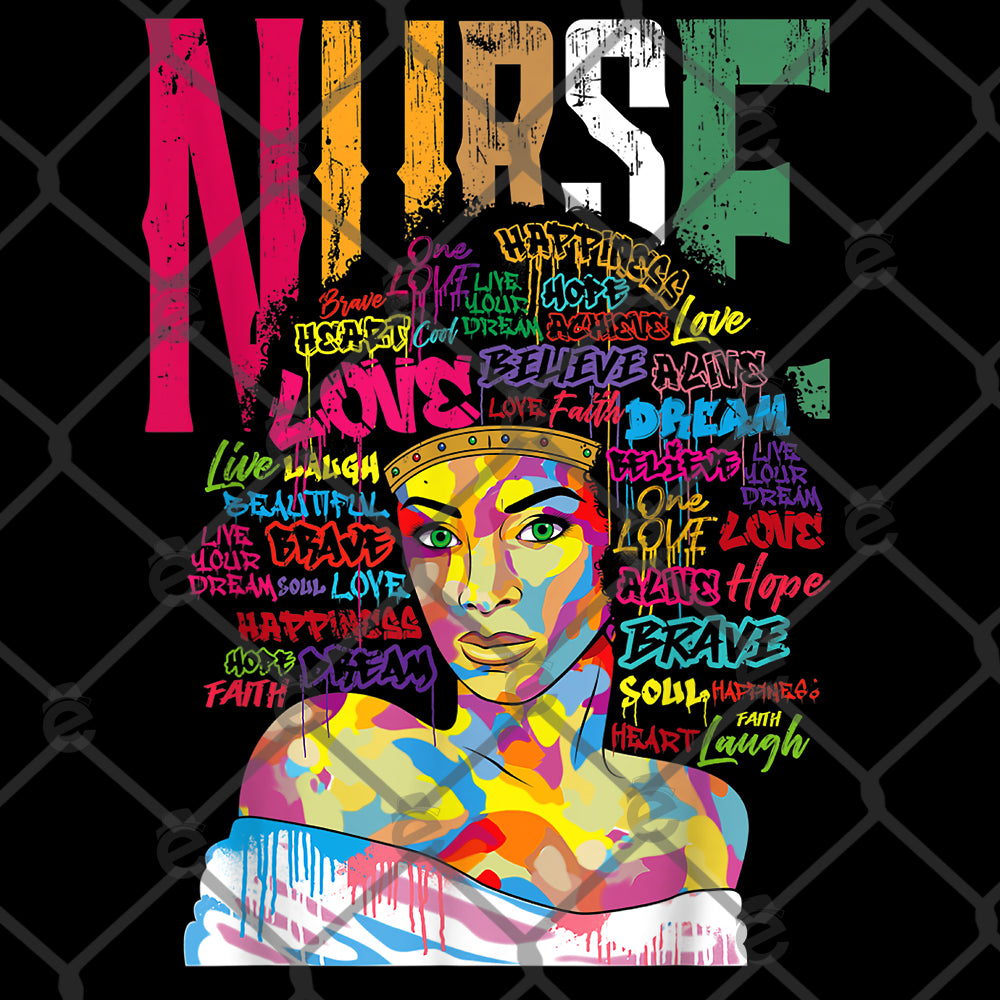 Nurse Vibrant DTF Transfer