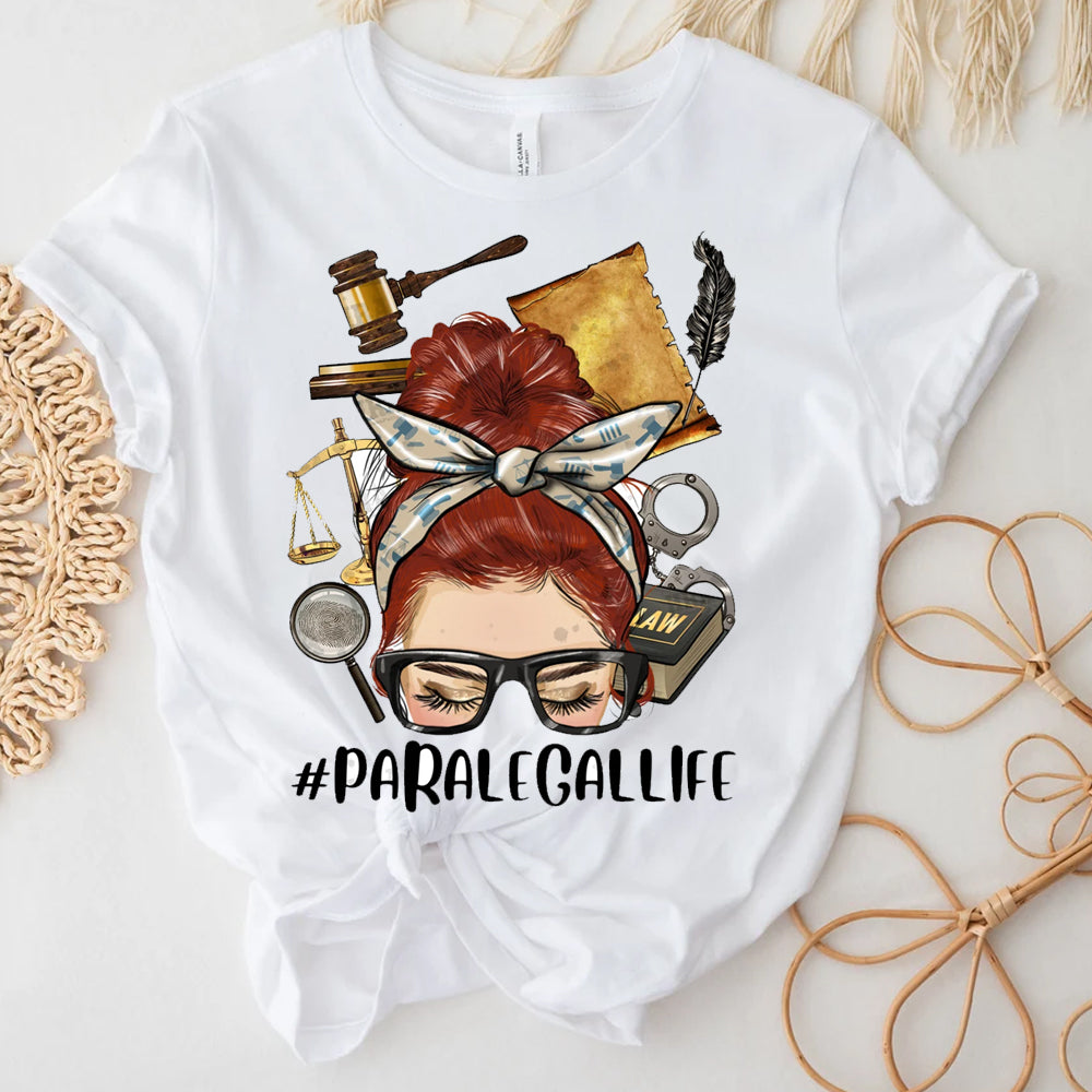 #ParalegalLife Redhead DTF Transfer
