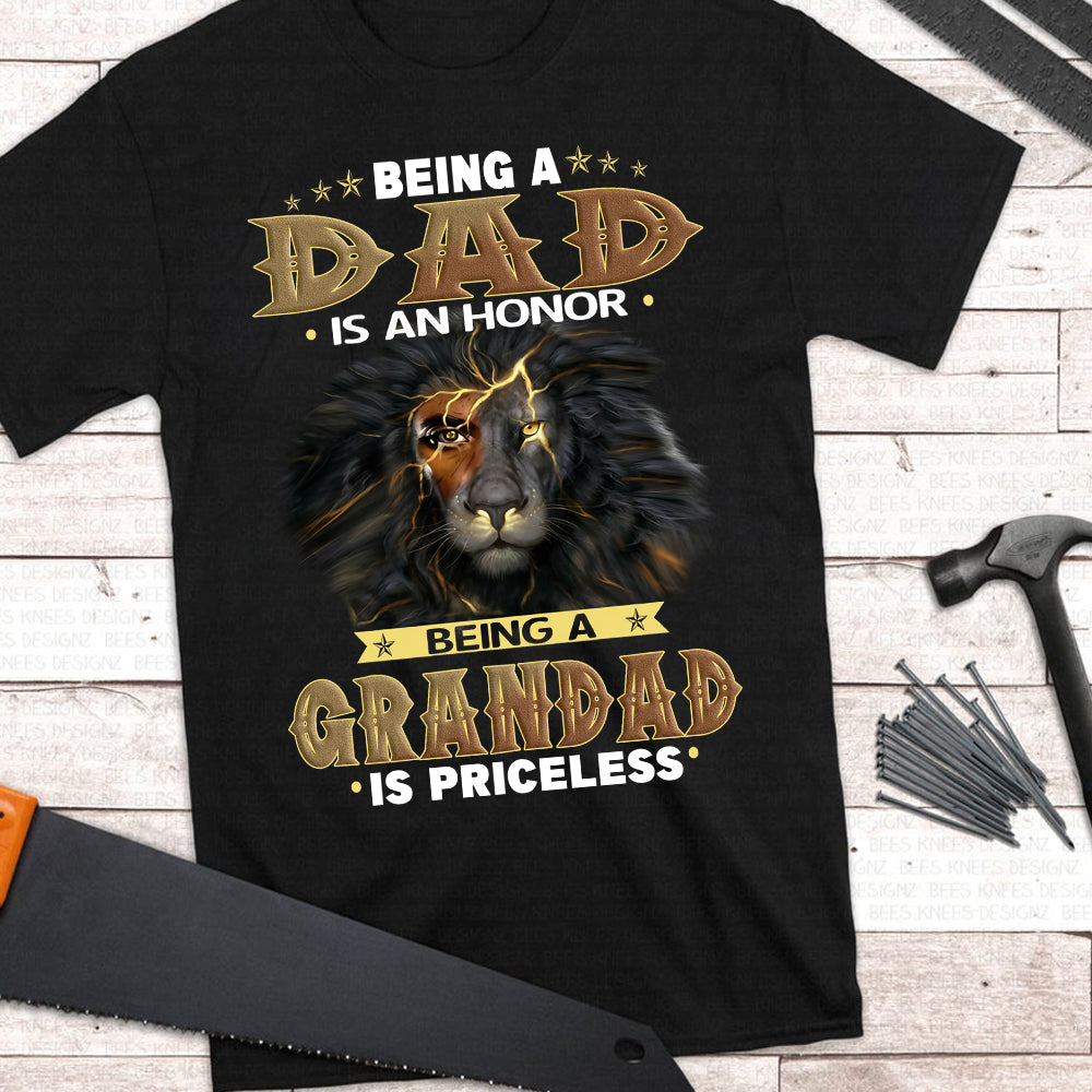 Priceless Grandad Lion DTF Transfer