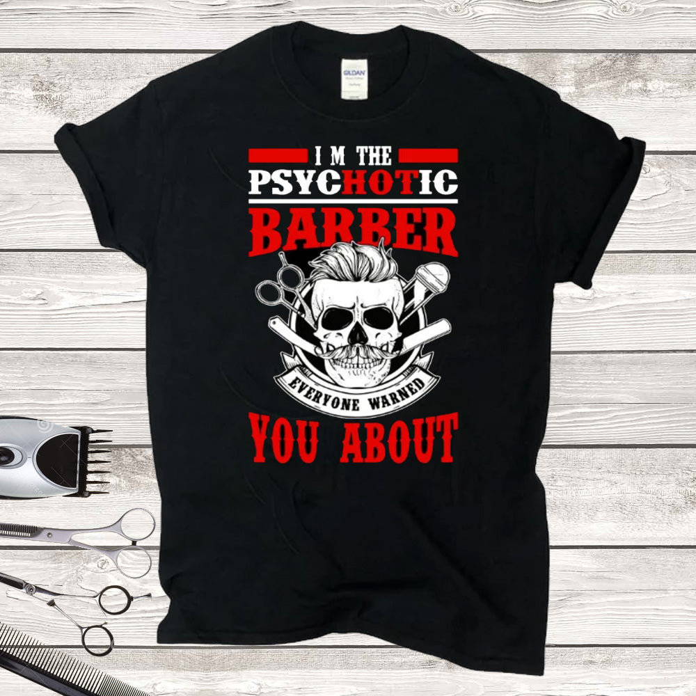 PsychHOTic Barber DTF Transfer